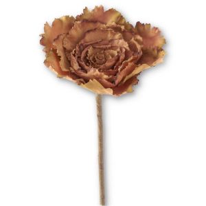 12" Brown Cabbage Pick