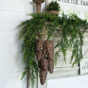 20" Hanging Pinecones