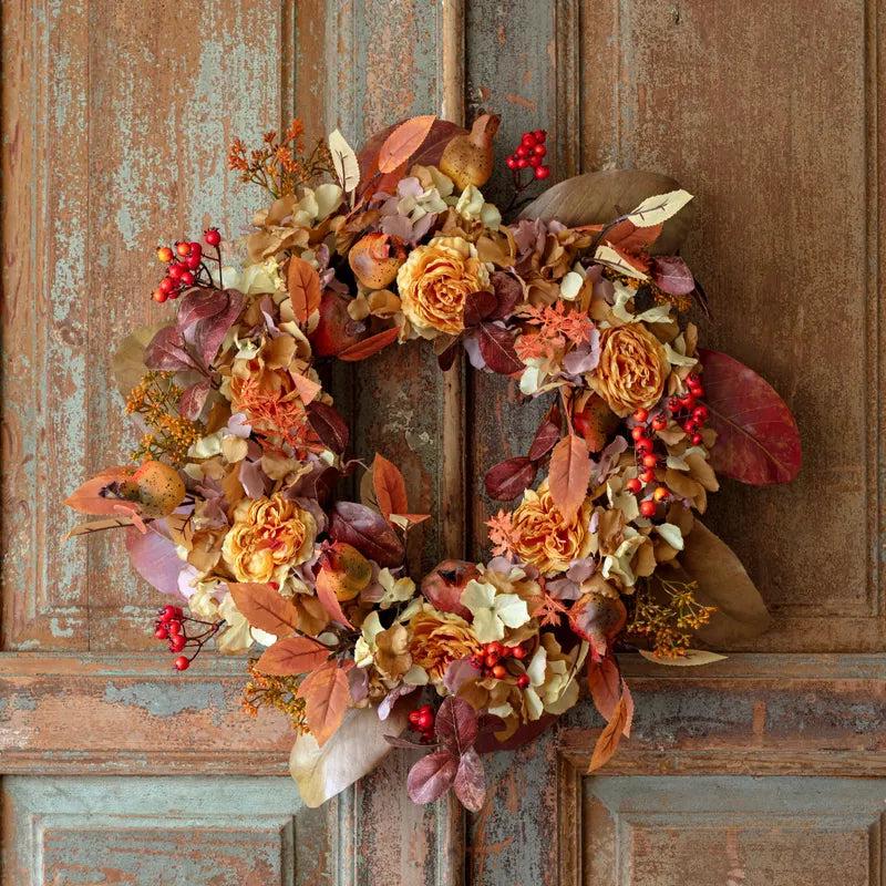 24" Russet Garden Wreath