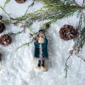 Belsnickel Santa Ornament - Deep Ocean