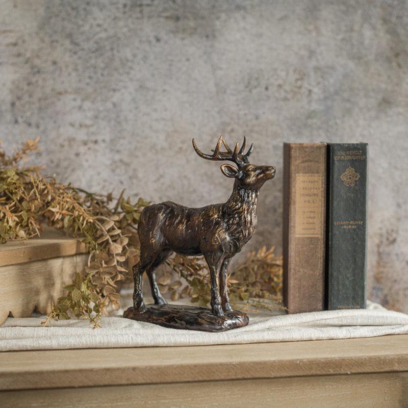 Bronze Tabletop Deer