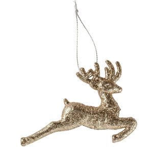 Glitter Reindeer Ornament