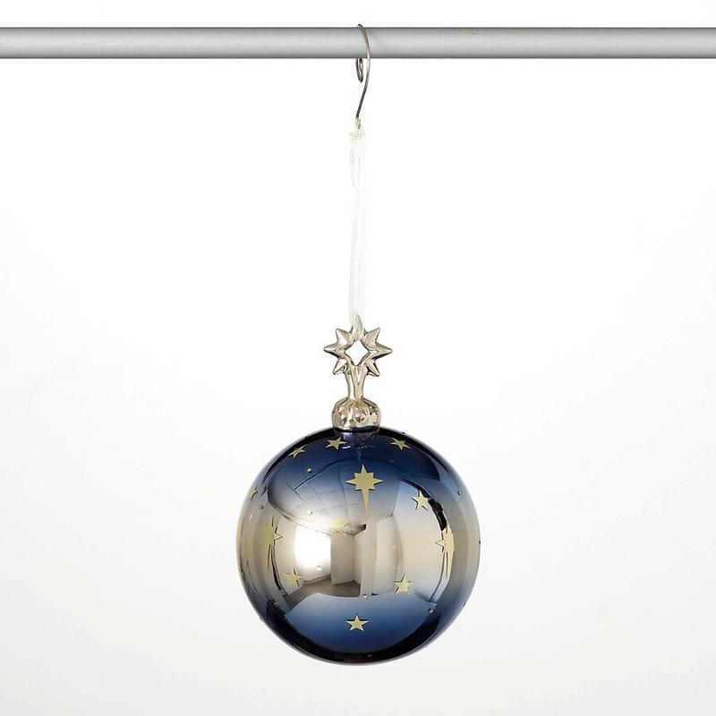 Midnight Sky Glass Ornament