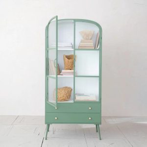 Retro Style Green and White Metal Cabinet- More Coming Soon