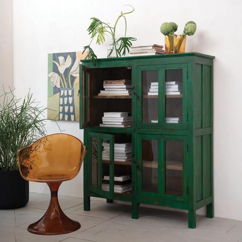 Vintage Reproduction Green Cabinet- More Coming Soon