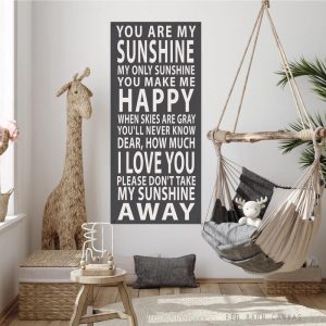 You are My Sunshine Canvas Wall Decor