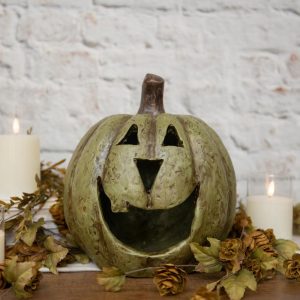 11" Big Mouth Pumpkin - Olive Green