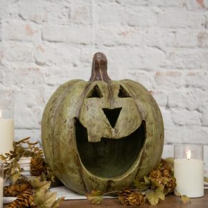 15" Big Mouth Pumpkin - Olive Green