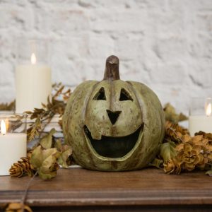 8" Big Mouth Pumpkin - Olive Green