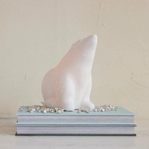 Bisque Polar Bear Lamp