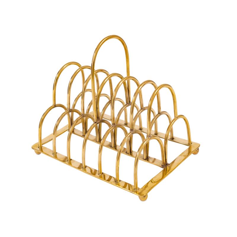 Brass Toast Stand or Letter Holder