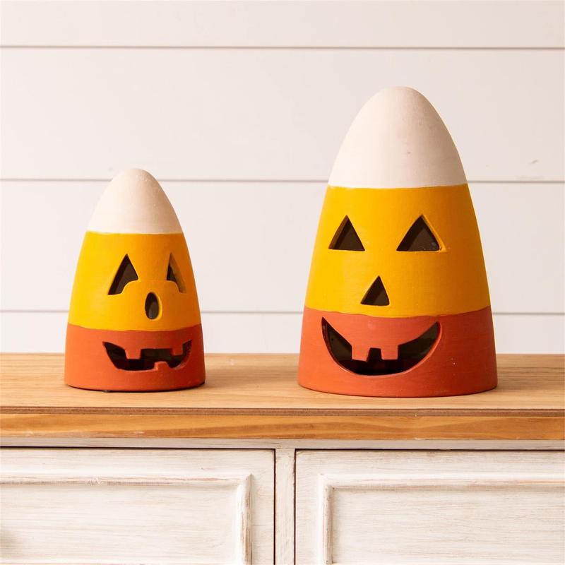 Candy Corn Lantern - Choose Size