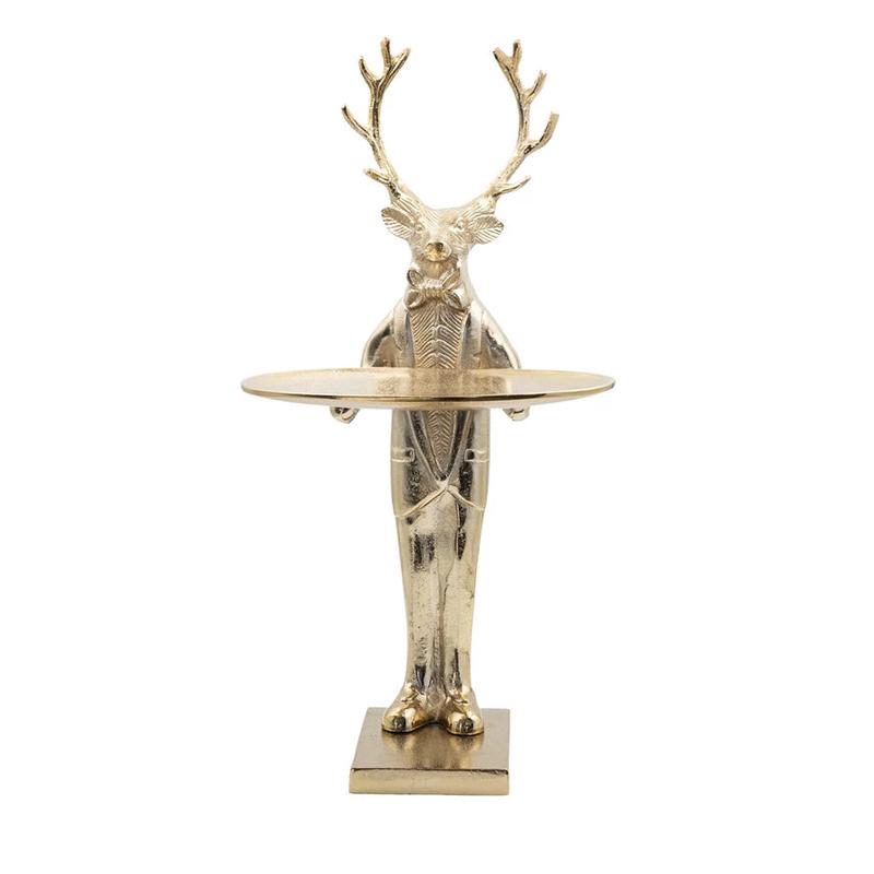 Gold Deer with Tray
