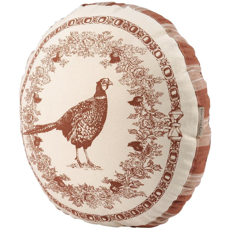 The Round Pheasant Pillow