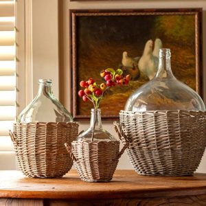 18.5" Orange Red Crabapple Stem