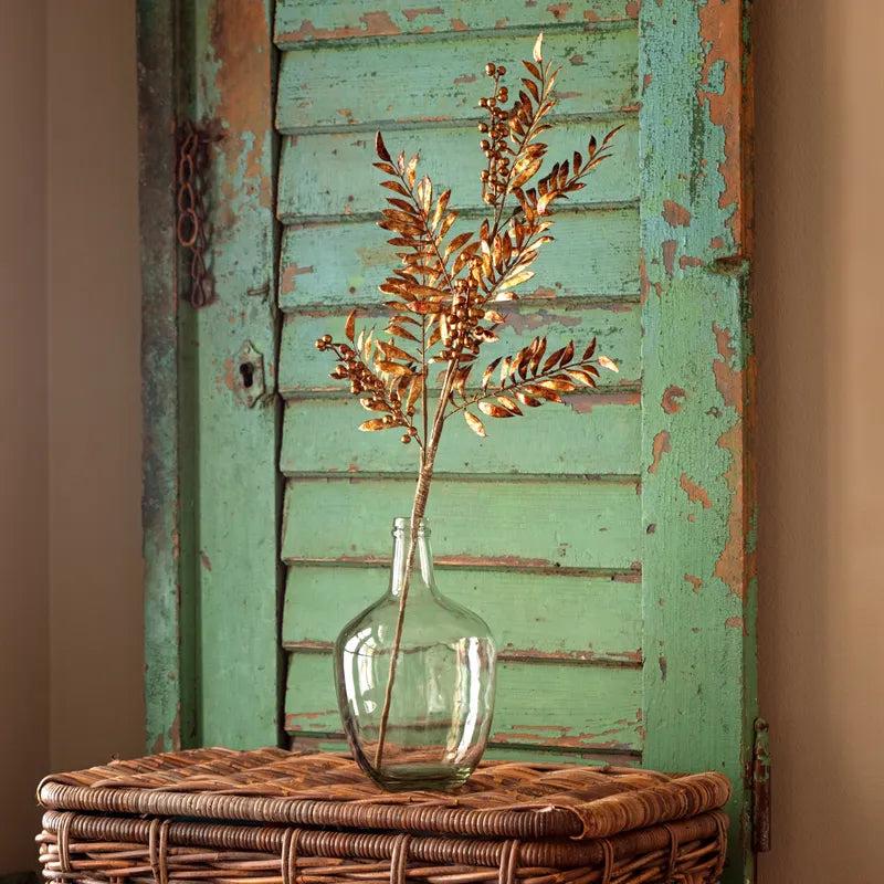 30" Antique Gold Pepper Berry Stem