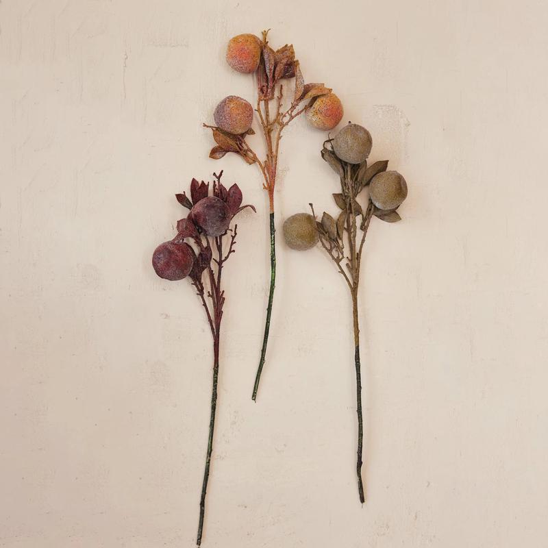 31.5" Rustic Crabapple Stem - Choose Color