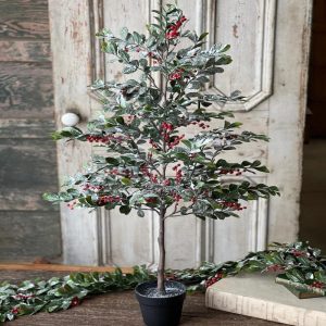 40" Holly Jolly Greens Tree
