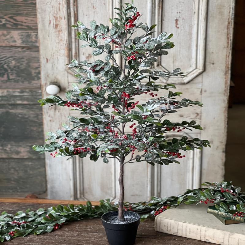 40" Holly Jolly Greens Tree