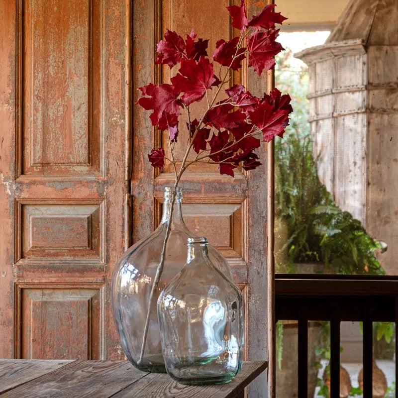 44" Burgandy Maple Leaf Stem