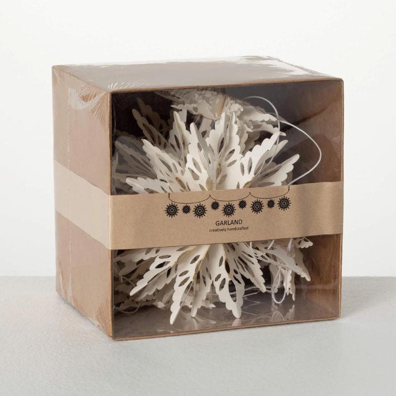 59" Paper Snowflake Garland