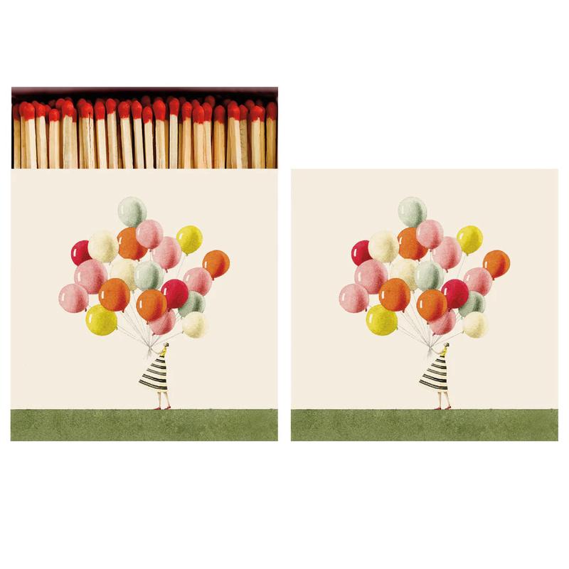 Balloon Girl Boxed Safety Matches