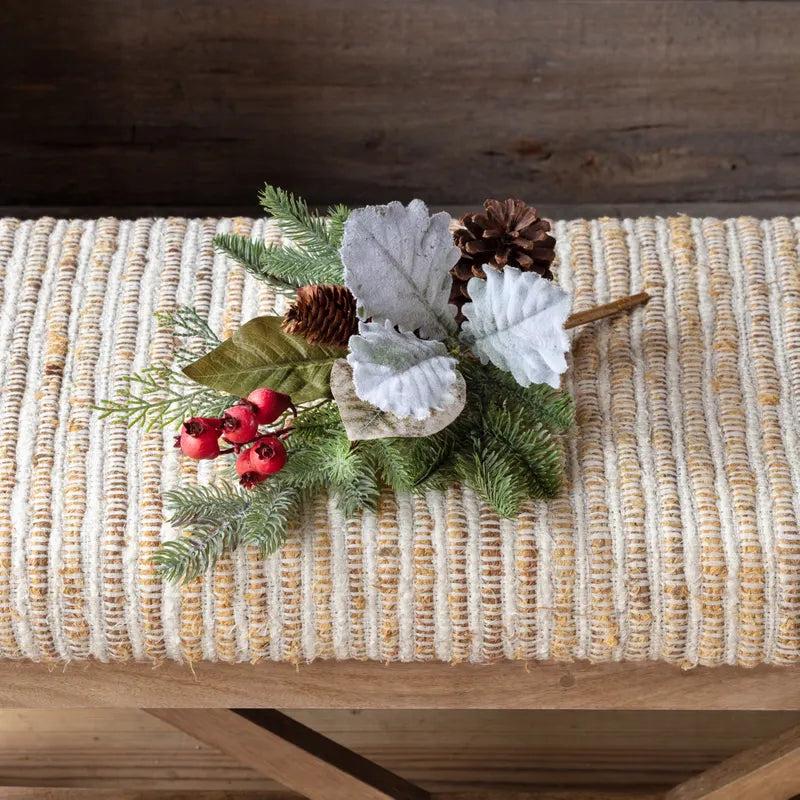 Gathered Botanical Christmas Pick