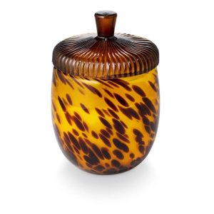 Glass Acorn Candle - Woodfire Scent