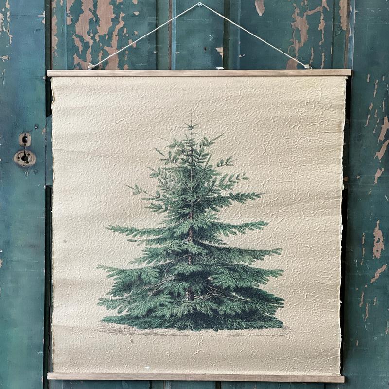 Grand Fir Scroll Wall Hanging