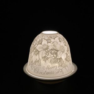 Luumii Lights Dome - Poinsettia