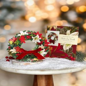 Mini Winter Joy Wreath Pop Up Card