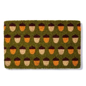 Polka Dot Acorn Doormat