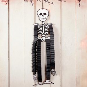 Retro Style Paper Skeleton