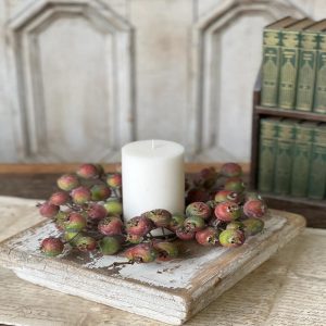 11" Keepsake Berry Candle Ring with 3.5" Inner