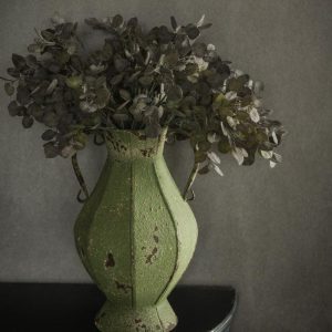 14.5" Purple Poplar Leaf Spray