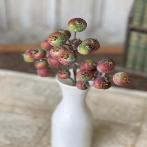 18" Keepsake Berry Stem - Claret