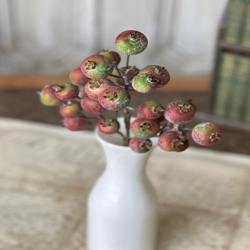18" Keepsake Berry Stem - Claret