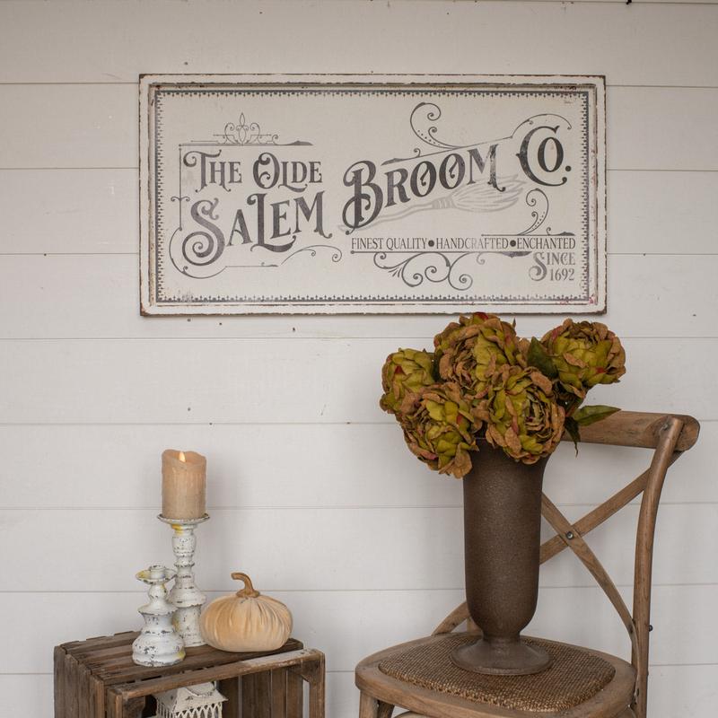 36" Salem Broom Company Sign