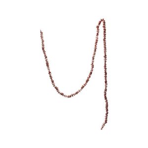 72" Flocked Pink Ball Garland