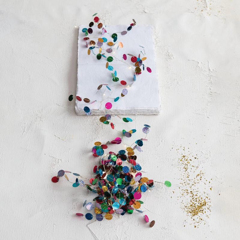 72" LED Confetti Garland