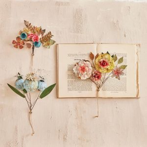 Hand-Painted Vintage Style Metal Toleware Ornaments - Choose Style