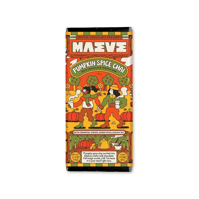 Maeve - Pumpkin Spice Chai Milk Chocolate Truffle Bar