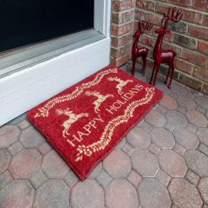 Williamsburg Dash Away Holiday Doormat