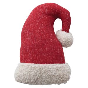 Woven Santa Hat Pillow