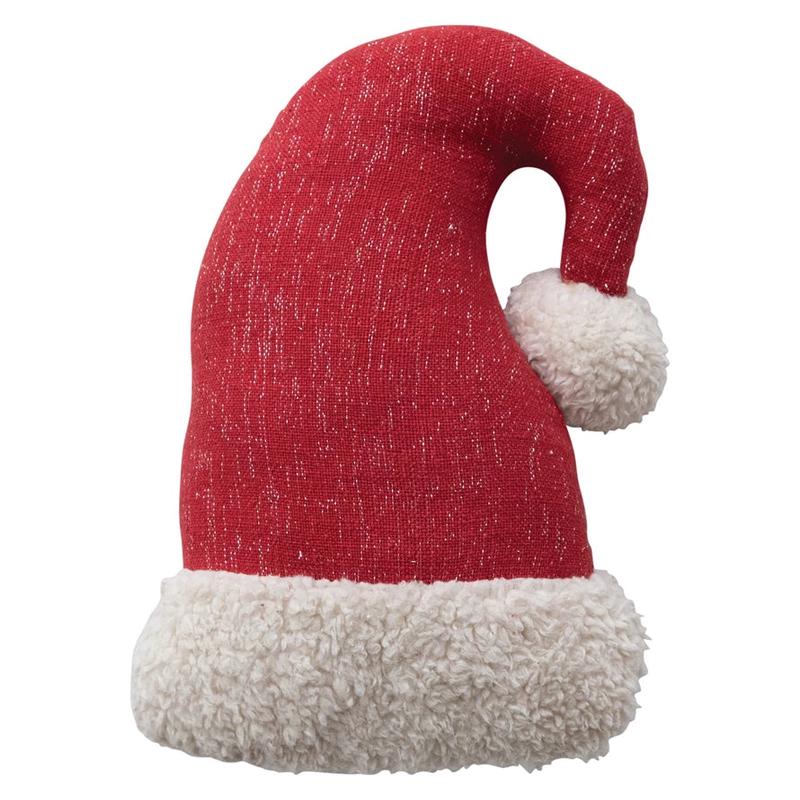 Woven Santa Hat Pillow