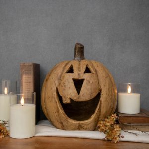 11" Big Mouth Pumpkin - Beige