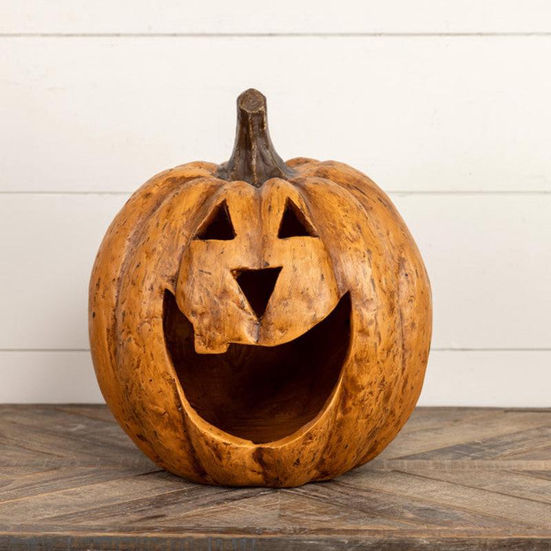 15" Big Mouth Pumpkin - Light Orange