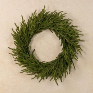 22" Soft Touch Norfolk Pine Wreath