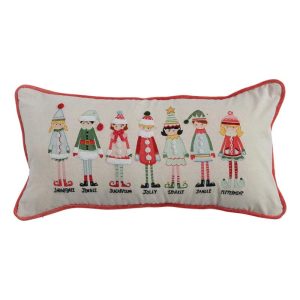 24" The Elves Lumbar Pillow