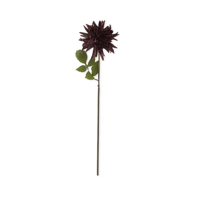 28" Burgundy Real Touch Dahlia Stem